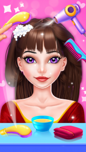 اسکرین شات بازی hair do design game 3