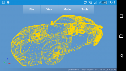 اسکرین شات برنامه Fast STL Viewer 6