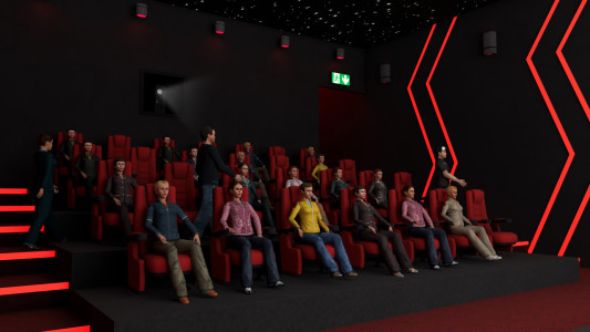 اسکرین شات 4 بازی Cinema Movie Theatre Simulator