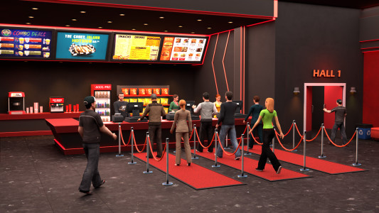 اسکرین شات 1 بازی Cinema Movie Theatre Simulator