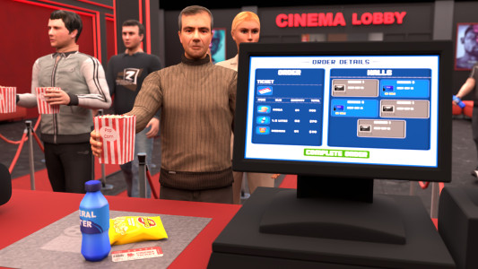 اسکرین شات 2 بازی Cinema Movie Theatre Simulator