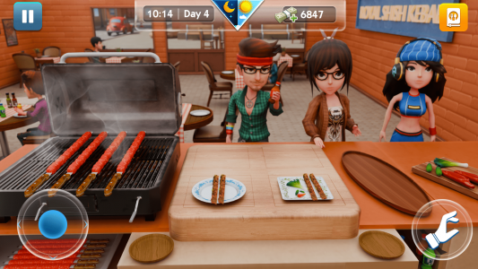 اسکرین شات بازی Kebab Food Chef Simulator Game 2