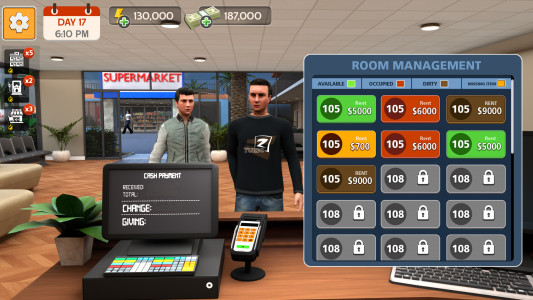 اسکرین شات بازی Supermarket & Motel Simulator 3