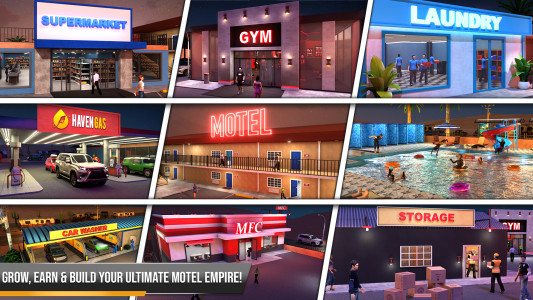 اسکرین شات 1 بازی Supermarket & Motel Simulator