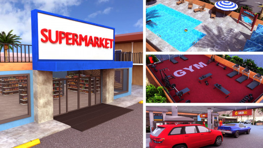 اسکرین شات بازی Supermarket & Motel Simulator 2