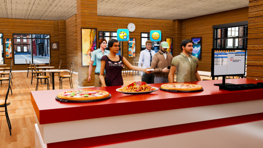 اسکرین شات 2 بازی My Cafe World Owner Simulator