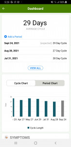 اسکرین شات برنامه Period Tracker 5