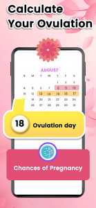 اسکرین شات 3 برنامه Period Tracker:Period Calendar