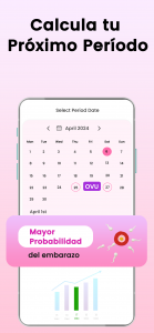 اسکرین شات برنامه Calendario seguimi período 3