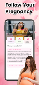 اسکرین شات 6 برنامه Period Tracker:Period Calendar
