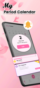اسکرین شات 1 برنامه Period Tracker:Period Calendar