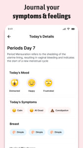 اسکرین شات 3 برنامه Period Tracker Ovulation Cycle