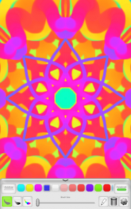 اسکرین شات برنامه Kaleidoscope Painter - Free Edition 6
