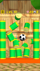 اسکرین شات بازی Soccer Ball Knockdown ⚽️ shoot cans & bottles 5