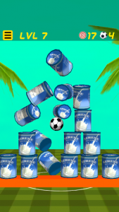 اسکرین شات بازی Soccer Ball Knockdown ⚽️ shoot cans & bottles 2