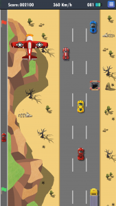 اسکرین شات بازی Road Fighter Retro 4