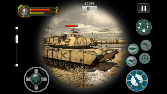 اسکرین شات بازی Battle of Tank Games Offline 2