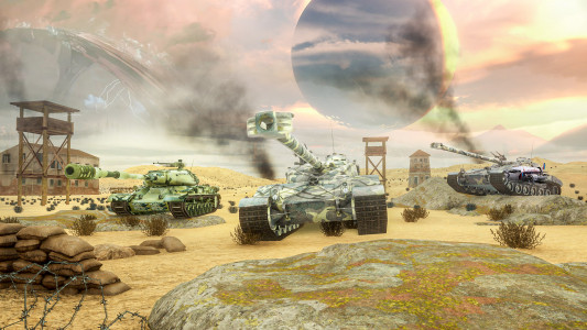 اسکرین شات بازی Battle of Tank Games Offline 7