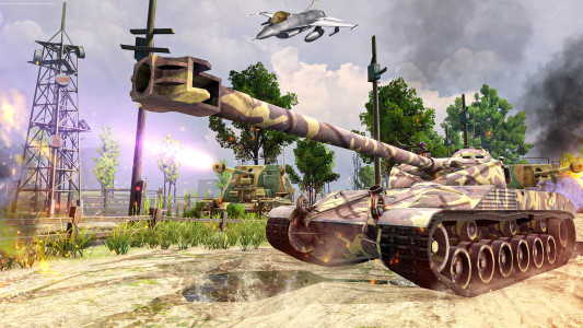 اسکرین شات بازی Battle of Tank Games Offline 6