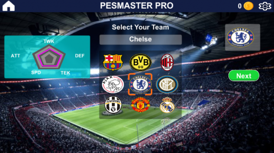اسکرین شات بازی PESMASTER PRO 22 Soccer 2