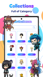 اسکرین شات 2 برنامه Live Anime Shimeji Pets