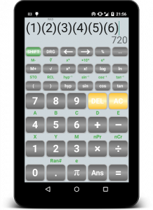 اسکرین شات برنامه Scientific Calculator 8