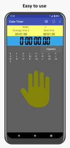 اسکرین شات 1 برنامه Cube Timer