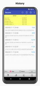 اسکرین شات 3 برنامه Cube Timer