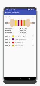 اسکرین شات 1 برنامه Electronics Toolbox