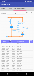 اسکرین شات برنامه Timer IC 555 Calculator 4