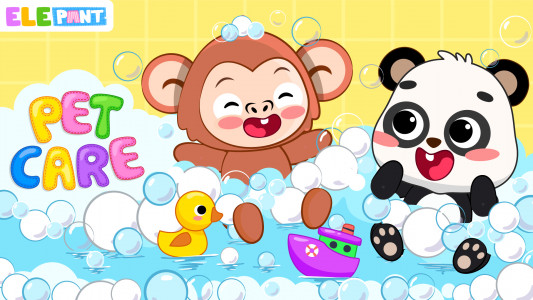 اسکرین شات 1 بازی ElePant: My Pet care Games app