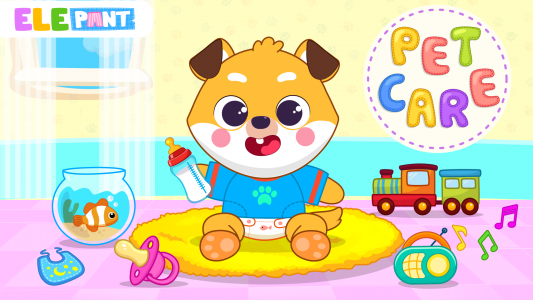 اسکرین شات 7 بازی ElePant: My Pet care Games app