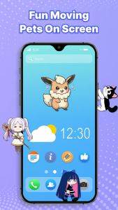 اسکرین شات 7 برنامه Pet Pals - Anime Fun on Screen