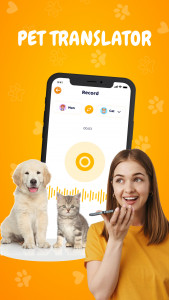 اسکرین شات 1 برنامه Cat & Dog Translator Prank App