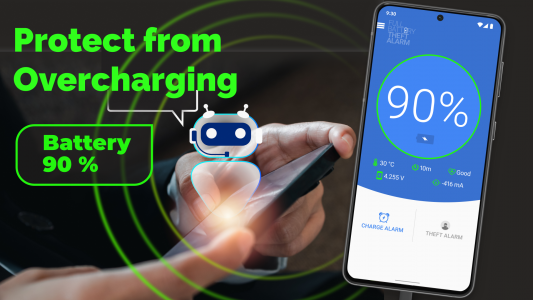 اسکرین شات برنامه Battery Life Monitor and Alarm 1