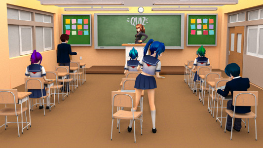 اسکرین شات بازی Anime Games: High School Girl 1