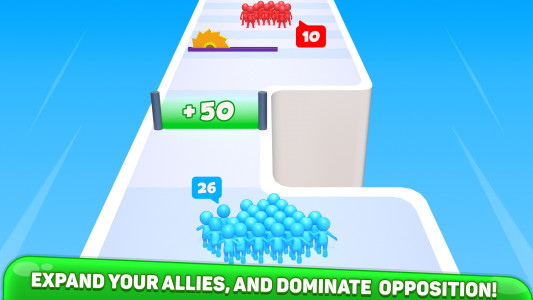 اسکرین شات 6 بازی Rabble Runner - War Run Games