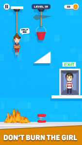 اسکرین شات 4 بازی Rescue Couple - Rope Cut Games