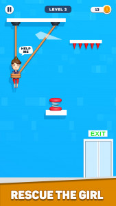 اسکرین شات 1 بازی Rescue Couple - Rope Cut Games