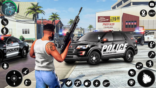 اسکرین شات 5 بازی Police Gangster Mafia Games 3D