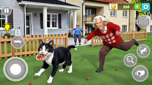 اسکرین شات 3 بازی Naughty Cat House Runaway Game