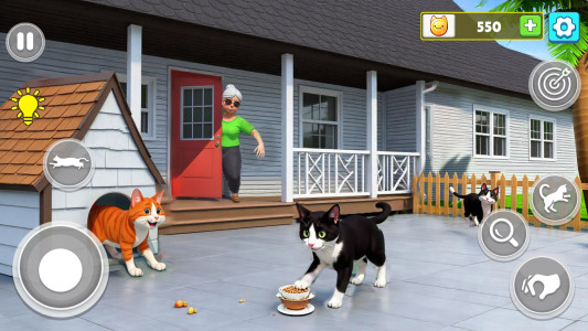 اسکرین شات 4 بازی Naughty Cat House Runaway Game