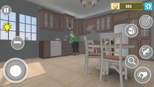 اسکرین شات 3 بازی Naughty Cat House Runaway Game