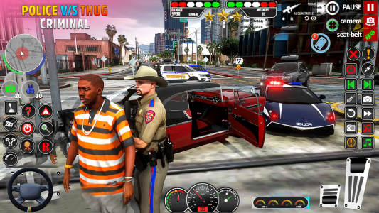 اسکرین شات بازی Police Car Chase Game 3D 7