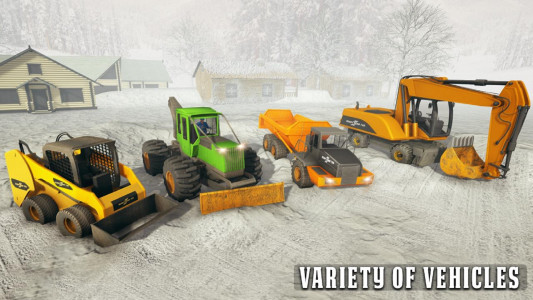 اسکرین شات برنامه Snow Plow Heavy Excavator Sim 5
