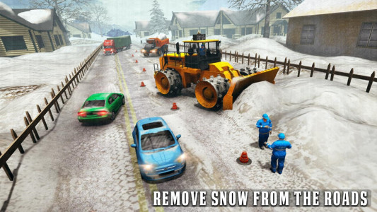 اسکرین شات برنامه Snow Plow Heavy Excavator Sim 1