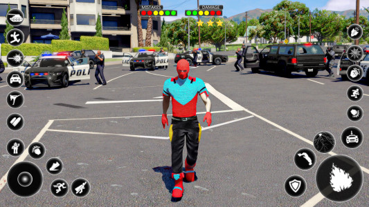 اسکرین شات 1 بازی Spider Vice Town Rope Hero Man