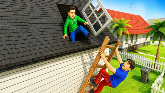 اسکرین شات 1 بازی School Run Boy: Life Simulator