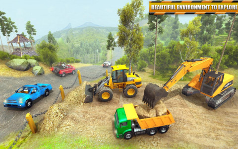اسکرین شات بازی Uphill Road Builder Sim 2019 4