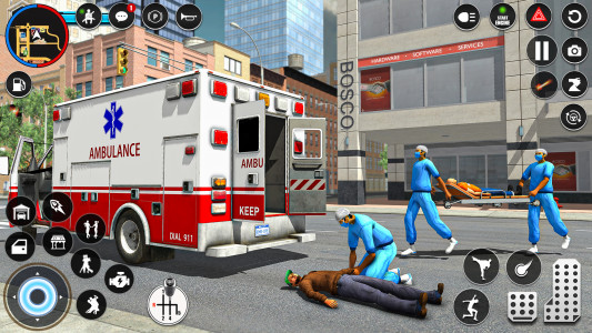 اسکرین شات بازی Ambulance Rescue Doctor Games 1